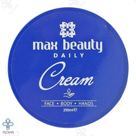 کرم مرطوب کننده روزانه قوطی مکس بیوتی - 250 میلی لیتر	