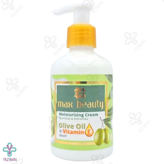 کرم پمپی مرطوب کننده زیتون مکس بیوتی - 200 میلی لیتر