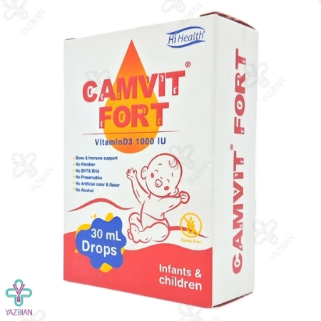 قطره ویتامین د3 1000 کامویت فورت های هلث - 30 میلی لیتر