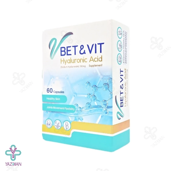 کپسول ضد چروک هیالورونیک اسید بت اند ویت فاران شیمی - 60 عددی 