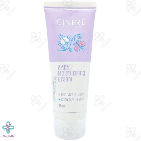 کرم مرطوب کننده صورت و بدن کودک سینره - 75 میلی لیتر