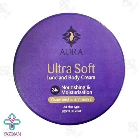 کرم مرطوب کننده هسته انگور آدرا قوطی - 200 میلی لیتر	
