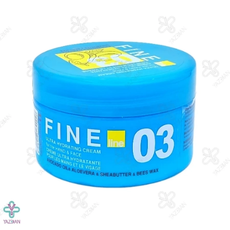 کرم مرطوب کننده دست و صورت فاین لاین - 230 میلی لیتر	