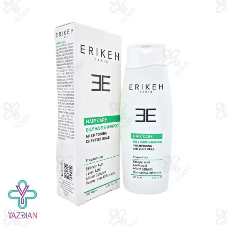 شامپو روزانه موهای چرب اریکه - 200 میلی لیتر	