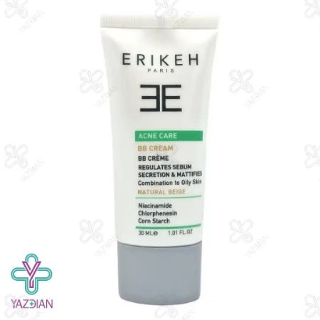 بی بی کرم ضدآکنه پوست چرب تا مختلط اریکه بژ طبیعی - 30 میلی لیتر
