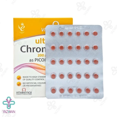 قرص اولترا کرومیوم 200 میکروگرم ویتابیوتیکس - 60 عددی