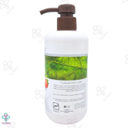 شامپو بدن نرم کننده ویتامینه توت فرنگی دیترون - 500 میلی لیتر	