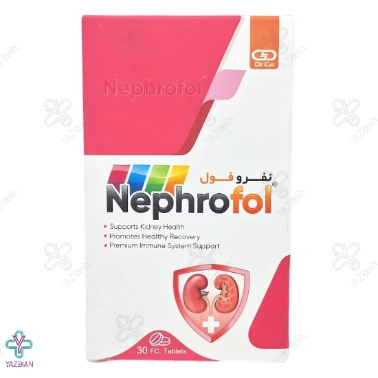 قرص مولتی ویتامین بیماران کلیوی نفروفول دکتر گیل - 30 عددی	