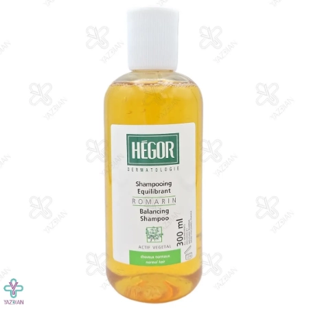 شامپو متعادل کننده رزماری هگور مناسب موهای معمولی - 300 میلی لیتر	