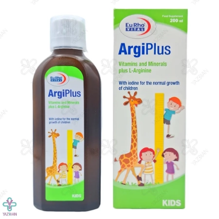 شربت تقویت رشد کودکان آرژی پلاس یوروویتال - 200 میلی لیتر 