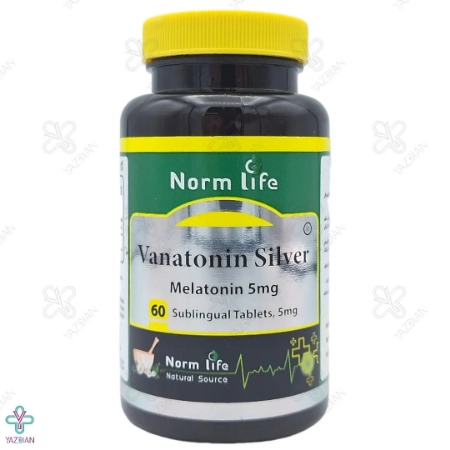 قرص آرامبخش ملاتونین 5 میلی گرم واناتونین نورم لایف - 60 عددی