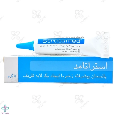 ژل ترمیم کننده و بهبود زخم استراتامد استرات فارما - 5 گرم