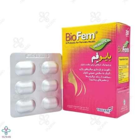 کپسول سلامت عمومی بانوان بایوفم تک ژن فارما - 30 عددی