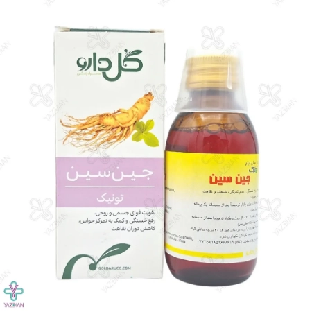 شربت تقویت کننده جین سین گل دارو - 120 میلی لیتر