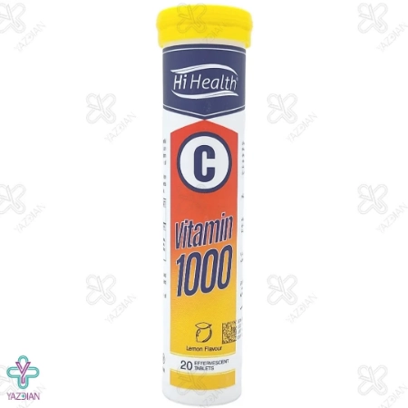 قرص جوشان ویتامین ث 1000 های هلث ( لیمویی ) - 20 عددی