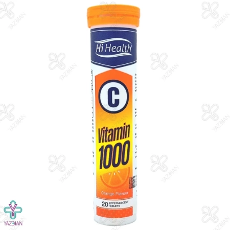 قرص جوشان ویتامین ث 1000 های هلث ( پرتقالی ) - 20 عددی