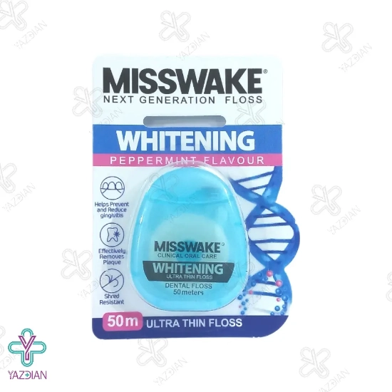 نخ دندان سفید کننده وایتنینگ میسویک - 50 متر