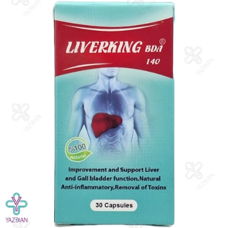 کپسول کبد لیور کینگ 140 بی دی آ بهتا دارو - 30 عددی