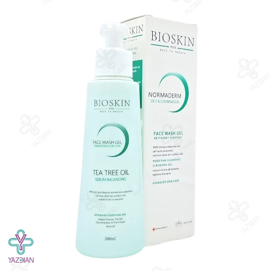 ژل شستشوی صورت چرب و مختلط بایو اسکین پلاس - 200 میلی لیتر