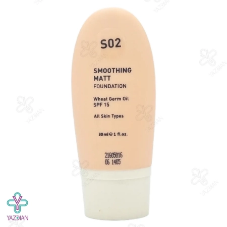 کرم پودر Smoothing matt شماره S02 شون - 30 میلی لیتر