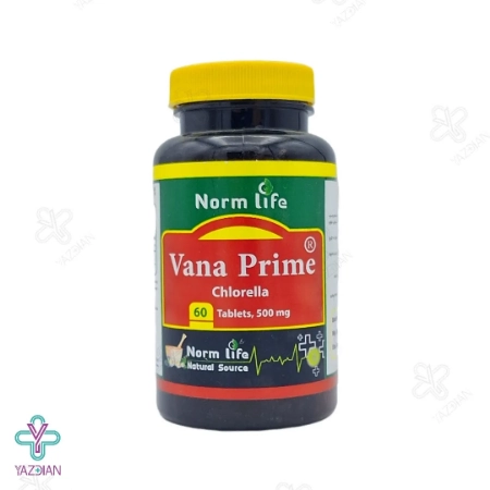 قرص جلبک کلرلا وانا پرایم 500 میلی گرم نورم لایف - 60 عددی	