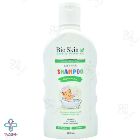شامپو سر ویتامینه کودک بایو اسکین پلاس - 200 میلی لیتر