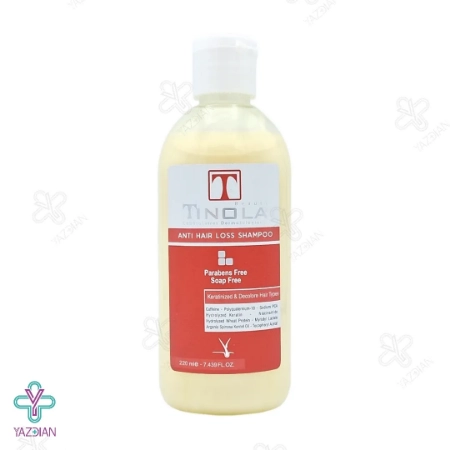 شامپو موهای آسیب دیده و کراتینه تینولا - 220 میلی لیتر	