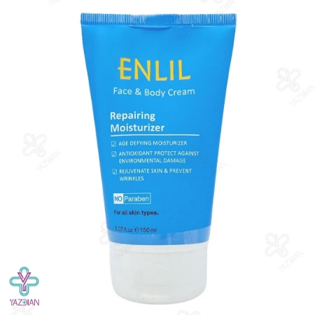 کرم ترمیم کننده صورت و بدن ویتامین E انلیل - 150 میلی لیتر	
