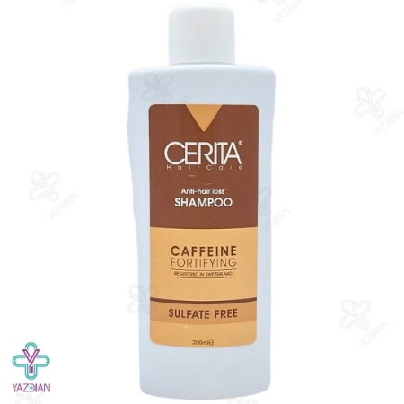 شامپو بدون سولفات تقویت کننده کافئین سریتا - 200 میلی لیتر