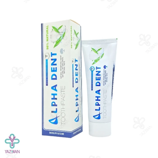 خمیر دندان طبیعی مولتی اکشن آلفا دنت - 75 میلی لیتر	