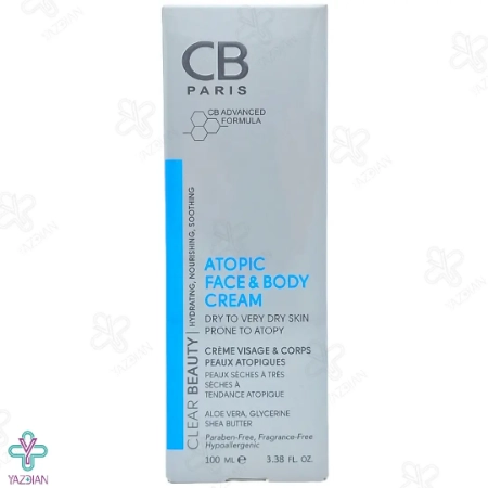 کرم مرطوب کننده صورت و بدن پوست خشک و خیلی خشک سی بی پاریس	