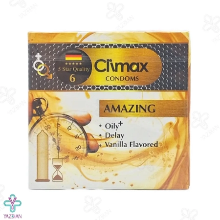 کاندوم تاخیری و روان کننده وانیلی کلایمکس - 3 عددی	