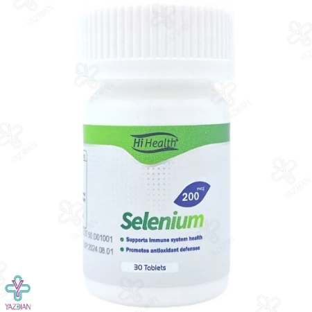 قرص سلنیوم 200 میکروگرم های هلث - 30 عددی	