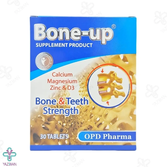 قرص کلسیم منیزیم زینک بن آپ او پی دی فارما - 30 عددی	