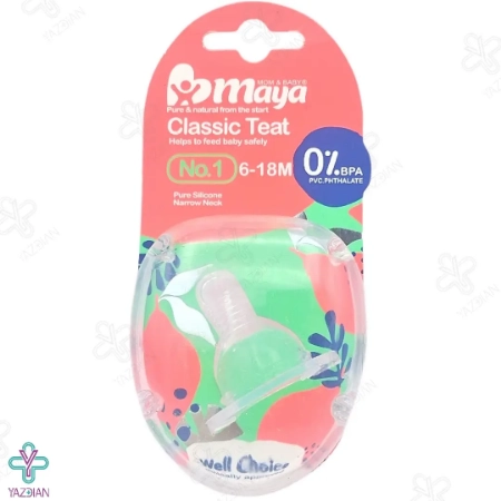 سر شیشه دهانه عریض کوچک ارتودنسی مایا	