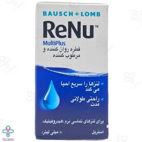 قطره روان کننده و مرطوب کننده چشم رنیو - 8 میلی لیتر	