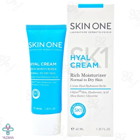 کرم مرطوب کننده هیال پوست نرمال تا خشک اسکین وان - 40 میلی لیتر	