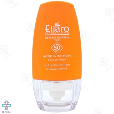 فلوئید ضد آفتاب فاقد چربی وت فورس SPF50 الارو - بی رنگ	