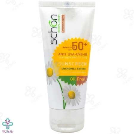 کرم ضد آفتاب SPF50 فاقد چربی شون - بژ طبیعی	