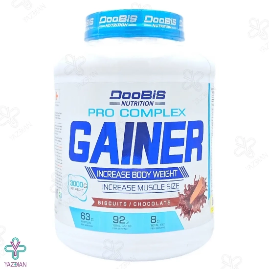 پودر گینر بیسکوئیت شکلات دوبیس نوتریشن - 3000 گرم	