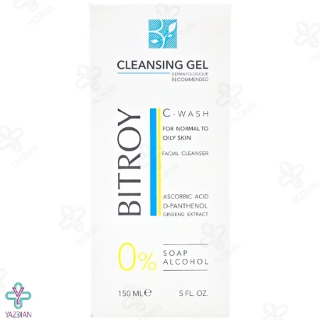 ژل شستشوی صورت ویتامین ث بیتروی - 150 میلی لیتر	