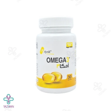 سافت ژل امگا3 بدون جیوه 1000 آیریک - 30 عددی	