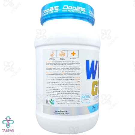 پودر وی گلد بیسکوئیت شکلات دوبیس - 908 گرم 