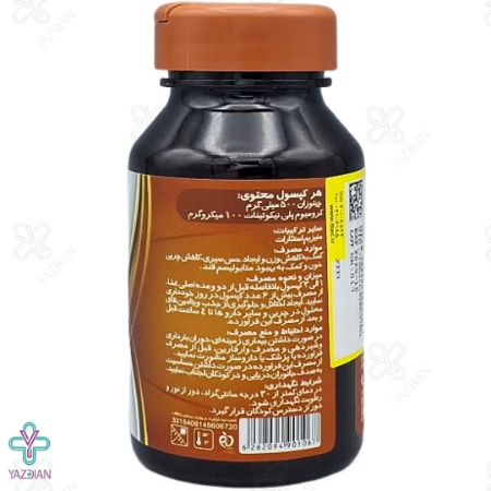 کپسول لاغری چیتوزان 500 ام پلاس - 60 عددی 