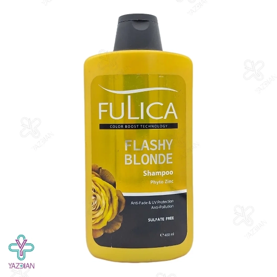 شامپو تثبیت کننده رنگ موهای بلوند فولیکا - 400 میلی لیتر	