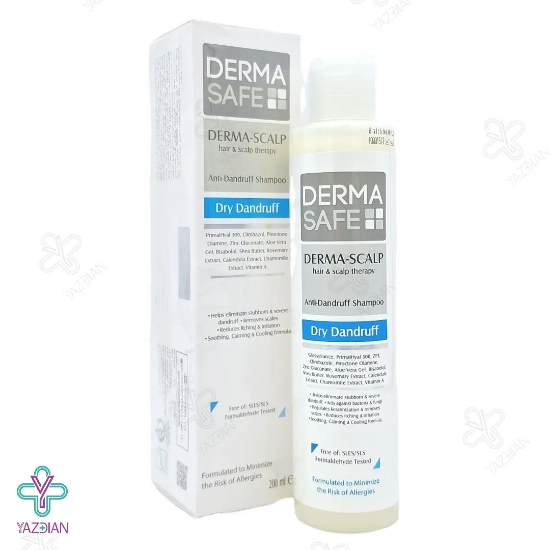 شامپو ضد شوره پوست سر خشک درماسیف - 200 میلی لیتر	