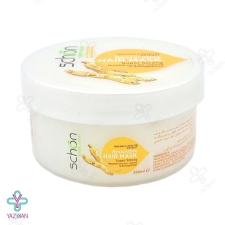 ماسک مو کاسه ای جینسینگ و کراتین شون (با آبکشی) - 300 میلی لیتر	