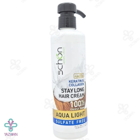 کرم مو فاقد سولفات ترمیم کننده آکوا لایت شون - 200 میلی لیتر	