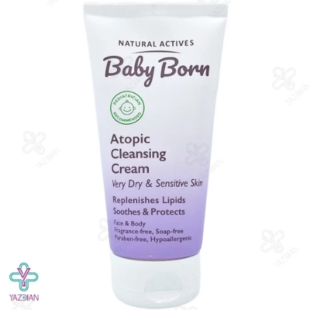 شوینده کرمی پوست خشک و حساس بیبی برن - 150 میلی لیتر	