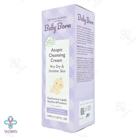 شوینده کرمی پوست خشک و حساس بیبی برن - 150 میلی لیتر	